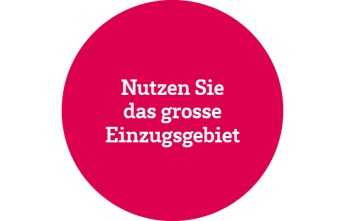 Grenzenlos - 10 Gründe - Bubble 4 Einzugsgebiet