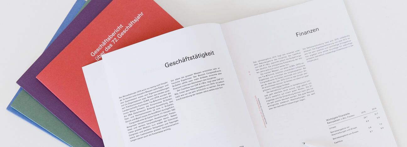 Olma Messen Kennzahlen Geschäftsbericht