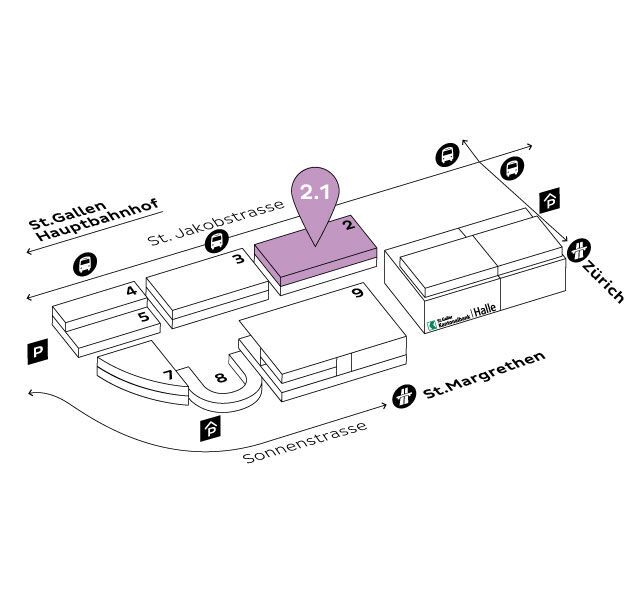 Lageplan Halle 2.1
