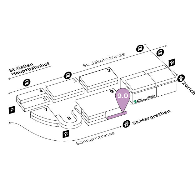Lageplan Halle 9.0