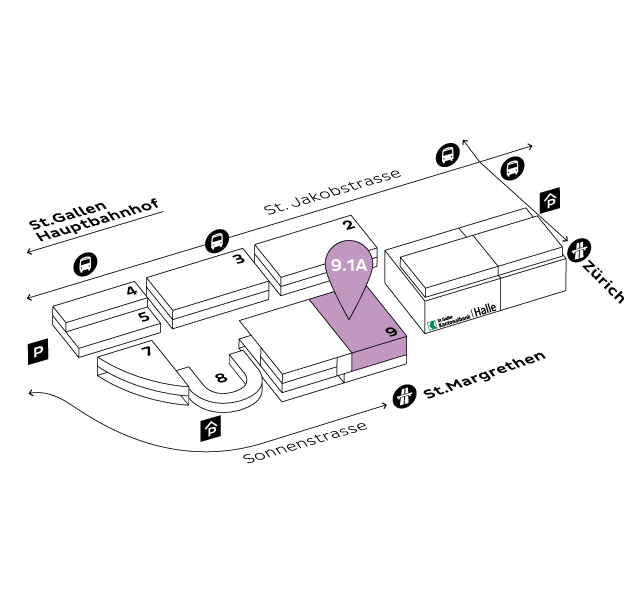 Lageplan Halle 9.1A