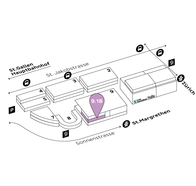 Lageplan Halle 9.1B