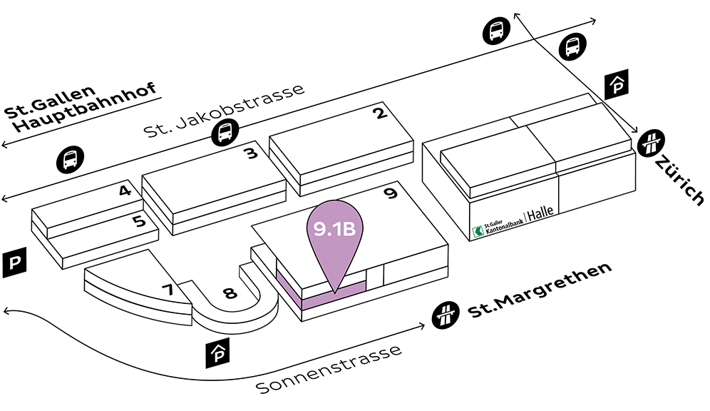Lageplan Halle 9.1B