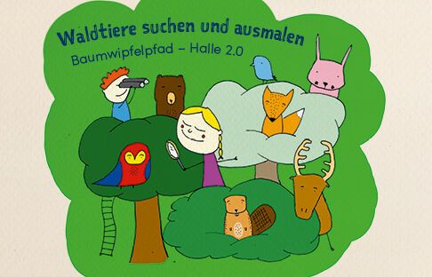 OFFA 2018 - Wald-Tiere suchen und ausmalen