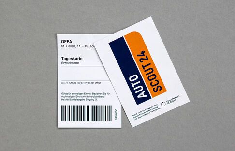 Werbemöglichkeiten Ticketrückseite