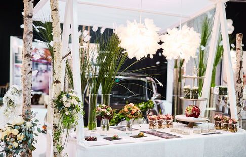 FHMSG ZH Blumenmarktstand
