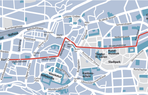 OLMA Umzugsroute