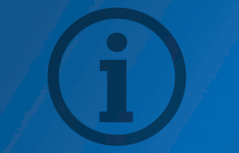 Info Blau