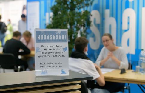 Anmeldung Probe-Bewerbungsgespräch