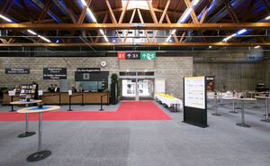 Halle 2.1 AAL-Foyer Eingang Registration 2016