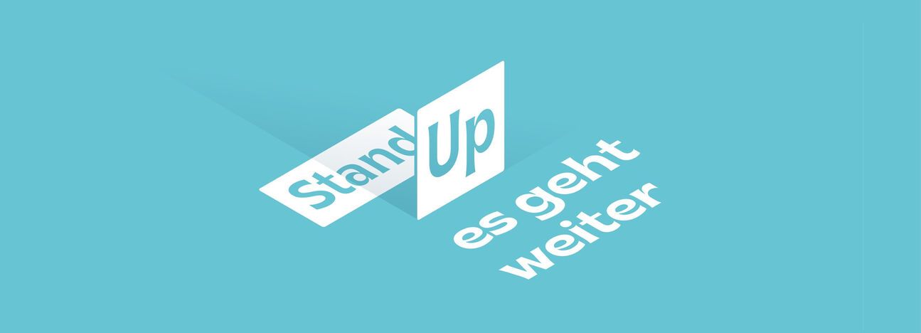 Stand Up - Header türkis verkleinert