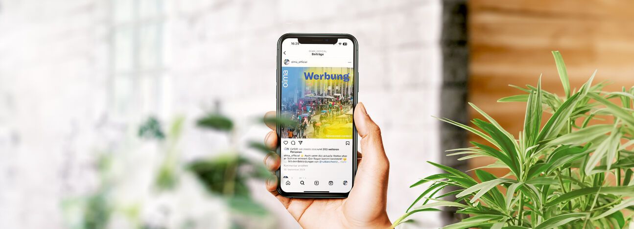 Header digitale Werbung