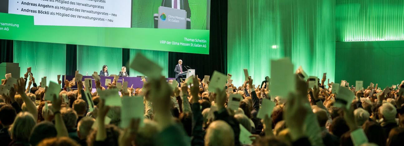 GV bei den Olma Messen