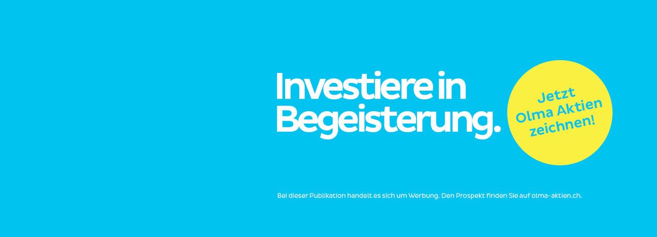Jetzt Olma Aktien zeichnen